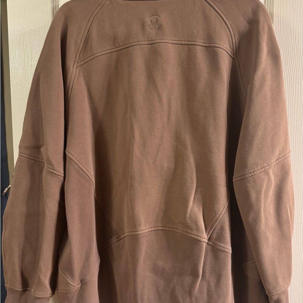lululemon athletica Brown Half-Zip Fleece Pullover - Picture 2 of 2